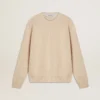 Beige damtröja med ”Golden”-text på ryggen