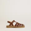 Maxime Junior-sandaler i brunt läder