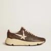 Running Sole i nylon och läder med TPU-stjärna och hälflik i nubuck