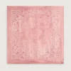 Scarf i gammalrosa med paisleymönster
