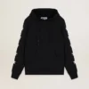 Svart sweatshirt från Alighiero Star Collection med kontrasterande vita stjärnor