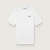 Vit sport-T-shirt i slim fit för herr