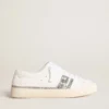 Yatay Model 1B – hållbara sneakers med vit biobaserad ovandel och silverglitter av återvunnet material Y