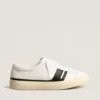 Yatay Model 1B – hållbara sneakers med vit biobaserad ovandel och svart Y