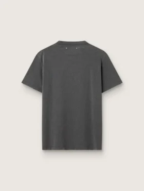 Antracitgrå dam-T-shirt med kristaller