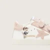 Baby School i nappa med rosa stjärna i mocka och maskottryck