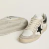 Ball Star LTD för dam i nappa med svart kristallstjärna och beige insatser i mocka