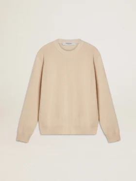 Beige damtröja med ”Golden”-text på ryggen