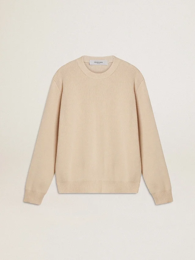 Beige damtröja med ”Golden”-text på ryggen