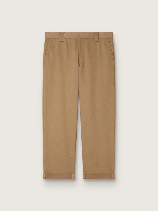 Beige khaki-färgade chinos från Golden Collection