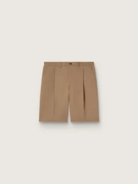 Bermudashorts för herr i beige bomull