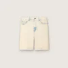 Bermudashorts för herr i ljus sandfärgad denim