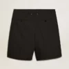 Bermudashorts för herr i svart bomull