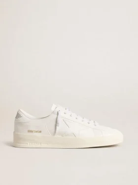 Biobaserade Stardan-sneakers för damer med vit stjärna och hälflik