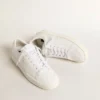 Biobaserade Stardan-sneakers för damer med vit stjärna och hälflik