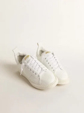 Biobaserade Starter-sneakers för damer med vit stjärna och hälflik