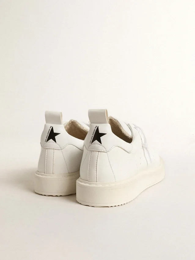 Biobaserade Starter-sneakers för herr med vit stjärna och hälflik