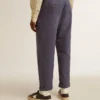 Blå chinos för herr med sliten look