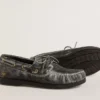 Cruise Teen-loafers i svart läder med slitet utseende