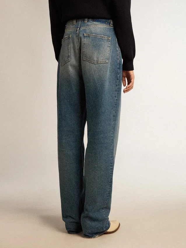 Dammjeans med medium tvätt