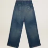 Dammjeans med vid ben och medium tvätt för det kinesiska nyåret