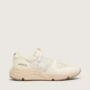 Damskor med Running Sole i mesh och vit nappa