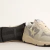 Damskor med Running Sole, prydda med Swarovski-kristaller och en elfenbensfärgad stjärna