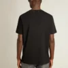 Distressed T-shirt från Golden Collection i vintage-svart