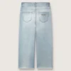Golden-jeans för pojkar i ljusblå denim med broderad logotyp
