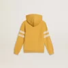 Gul barnsweatshirt med vintage-tryck