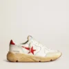 Herrskor med Running Sole, läderstjärna och hälflik med rött tryck