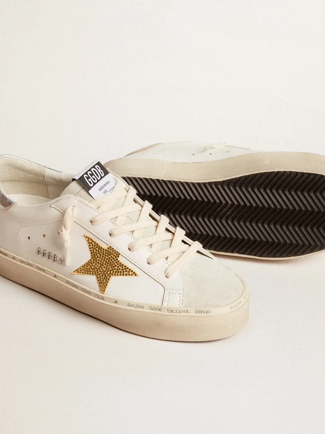Hi Star med stjärna i Swarovski-kristall och hälflik i silverläder
