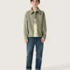 Jeans för pojkar med råa kanter och broderi