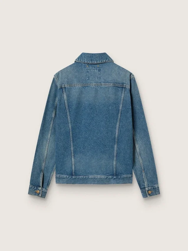 Jeansjacka för herr med medium tvätt