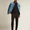 Jeansjacka för herr med medium tvätt