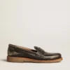 Jerry-Loafers för damer i svart läder