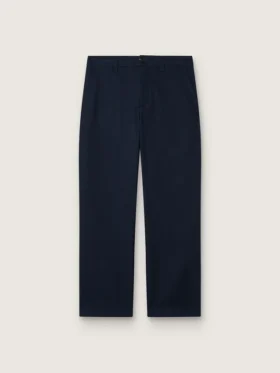 Journey unisex-chinos i blå bomullscanvas med broderad logotyp