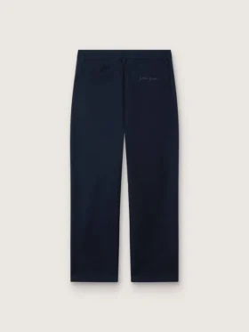 Journey unisex-chinos i blå bomullscanvas med broderad logotyp