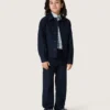 Journey unisex-chinos i blå bomullscanvas med broderad logotyp