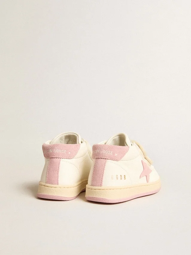 June Junior i nappaläder med stjärna och hälflik i gammalt rosa mocka