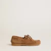 Junior Cruise-loafer i ljusbrunt mocka