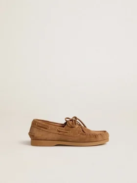 Junior Cruise-loafer i ljusbrunt mocka