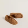 Junior Cruise-loafer i ljusbrunt mocka