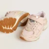 Junior Lightstar i rosa läder och mesh med rosa läderstjärna