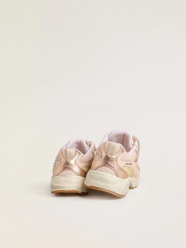 Junior Lightstar i rosa läder och mesh med rosa läderstjärna