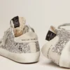 Junior Super-Star med silverglitter och detaljer i mocka