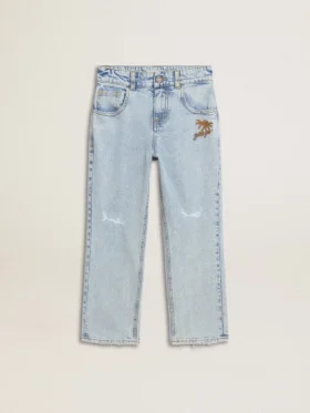 Ljusa jeans för pojkar