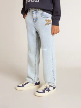 Ljusa jeans för pojkar
