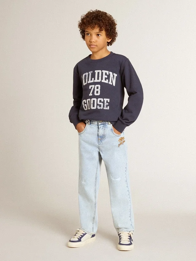Ljusa jeans för pojkar