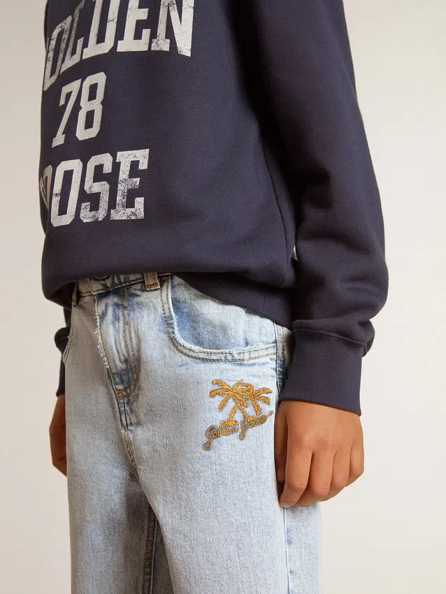 Ljusa jeans för pojkar